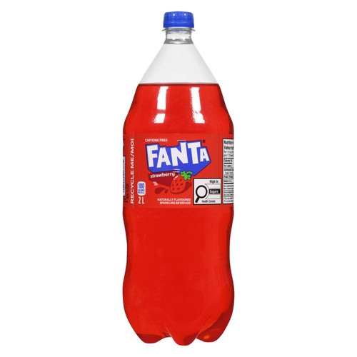 Fanta Soft Drink Strawberry 2 L (bottle)