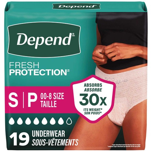 Depend Women's Underwear Small 19 Count