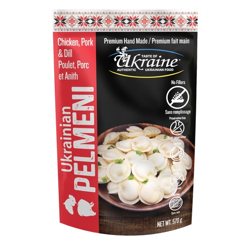 Taste of Ukraine Chicken Pork & Dill Pelmeni 570 g