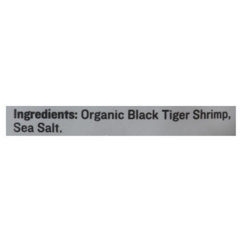 Green Ocean Organic Shrimp Black Tiger Peeled Raw Frozen Seafood 300 g