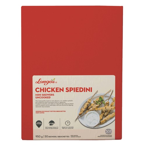 Longo's Frozen Spiedini Chicken 950 g