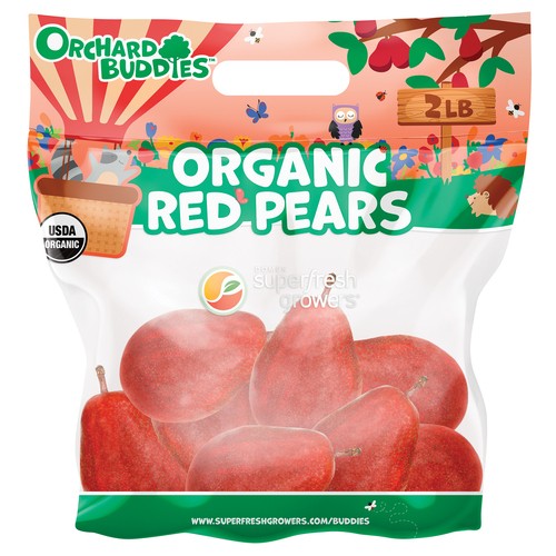 Lil Snappers Organic Pear Red King Size 907 g