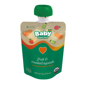 Baby Gourmet Organic Roasted Squash Fruit Medley Baby Food 128 ml