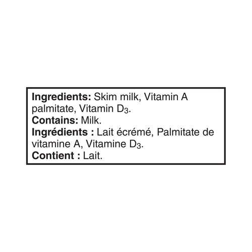 Lactantia PurFiltre 0% Skim Milk 4 L