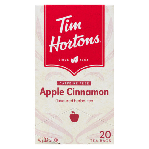 Tim Horton Caffeine Free Tea Apple Cinnamon 20 EA