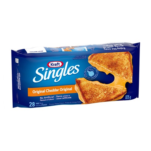 Kraft Sliced Process Cheese Original 28 Thick Slices 825 g