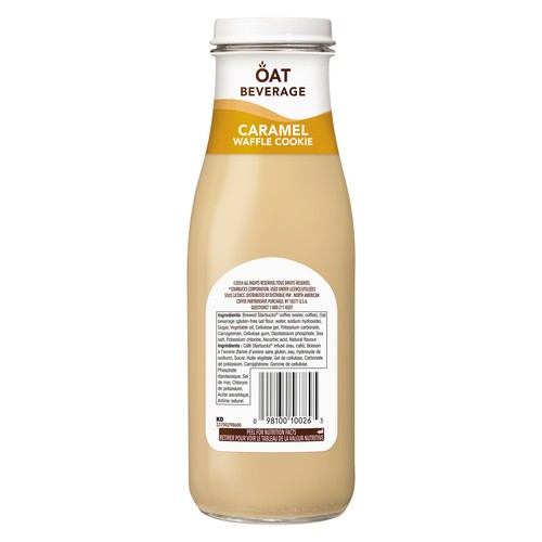Starbucks Oat Frappuccino Caramel Waffle Cookie 405 ml
