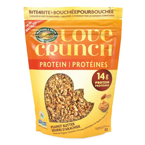 Nature's Path Love Crunch Premium Organic Granola Protein Peanut Butter 312 g