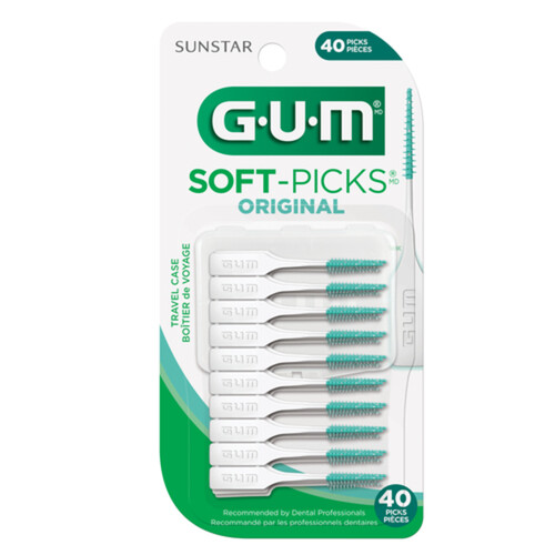 GUM Soft-Picks Original Dental Picks 40 Picks