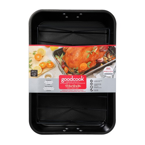 Good Cook Non-Stick Roaster 17.5 x 12 Inch 1 Pack