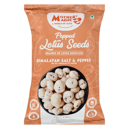 Mother's Magic Popped Lotus Seeds Peri Peri 75 g