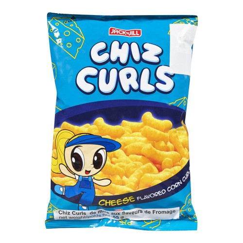 Jack 'n Jill Chiz Curls Corn Cheese 55 g