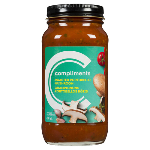 Compliments Pasta Sauce Roasted Portobello Mushroom 650 ml