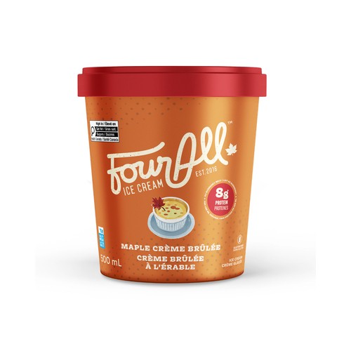 Four All Ice Cream Maple Creme Brulee 500 ml