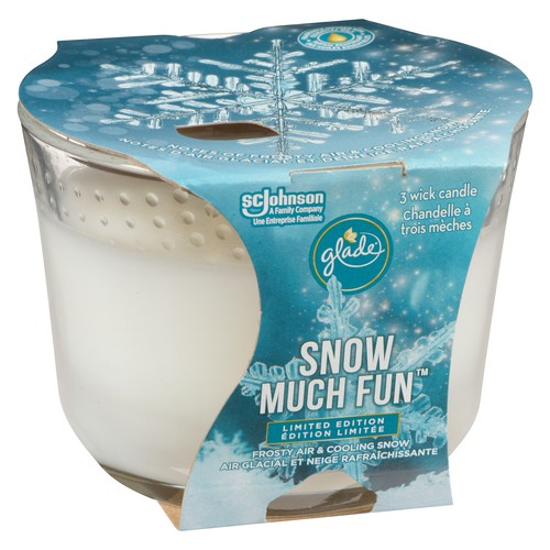 Glade Triple Wick Candle Snow Much Fun 1 Pack