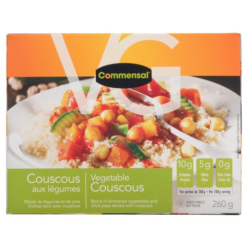 Commensal Frozen Vegetable Couscous 260 g