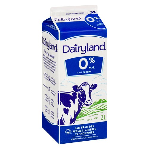 Dairyland Fat Free 0% Milk Skim 2 L