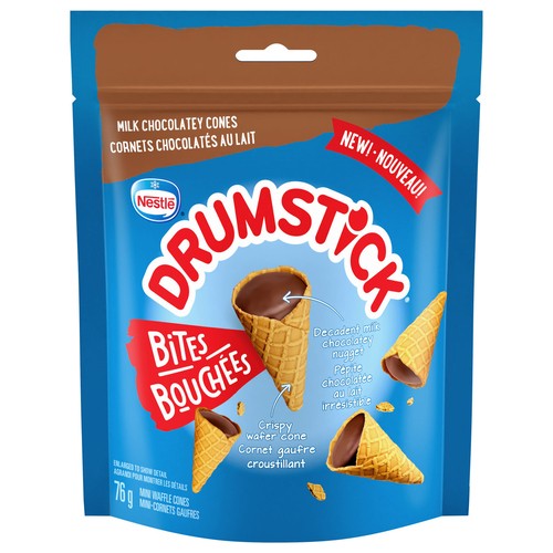 Drumstick Chocolate Bites Milk Chocolatey Cones 76 g