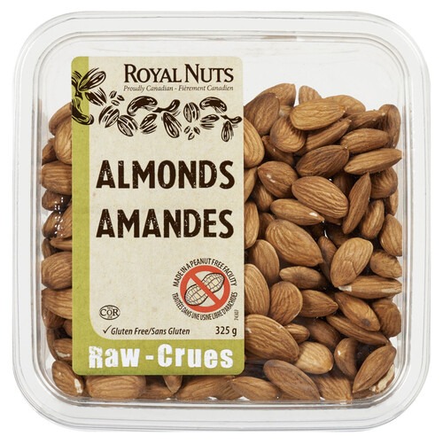 Royal Nuts Gluten-Free Raw Almonds 325 g