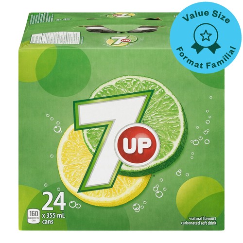 7Up Cube Value Size 24 x 355 ml (cans)