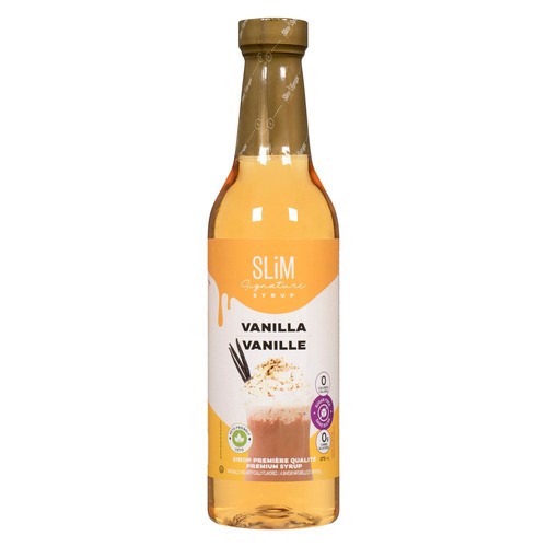 Slim Syrups Sugar Free Vanilla Syrup Mini Syrup 375 ml