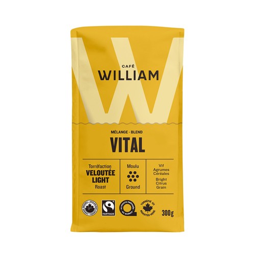 Café William Coffee Light Roast Ground Awake 300 g