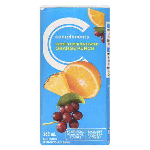 Compliments Frozen Juice Orange Punch 283 ml