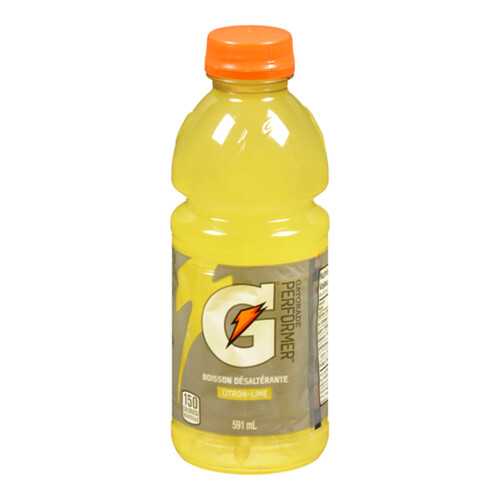 Gatorade Energy Drink Lemon Lime 591 ml (bottle) Voilà Online