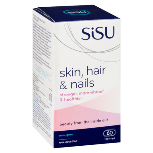 Sisu Vitamins Skin Hair & Nails 60 Vegetable Capsules