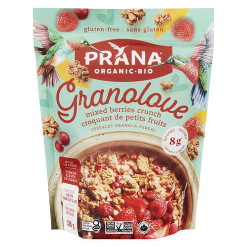 Prana Organic Granolove Mixed Berry Crunch 300 g