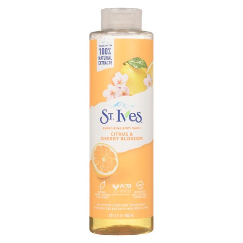 St. Ives Energizing Body Wash Citrus & Cherry Blossom 650 ml
