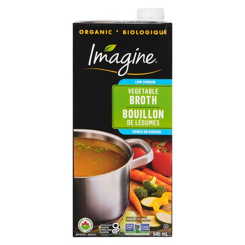 Imagine Low Sodium Organic Vegetable Broth 946 ml