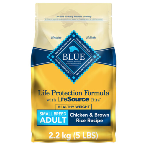 Blue Buffalo Dry Dog Food Small Breed Life Protection Formula Chicken & Brown Rice 2.2 kg