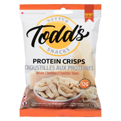 Todd's Protein Crisps White Cheddar 33 g