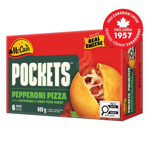 McCain Pizza Pockets Pepperoni 6 x 100 g