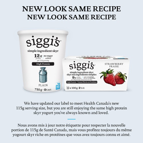 Siggi's Skyr Yogurt 0% Vanilla 750 g