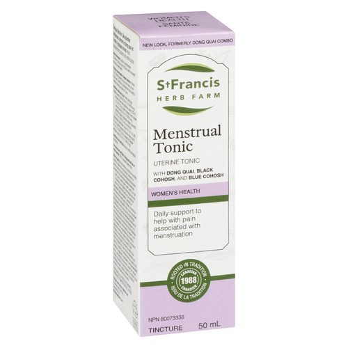 St. Francis Herb Farm Organic Herbal Remedies Tincture Menstrual Tonic 50 ml