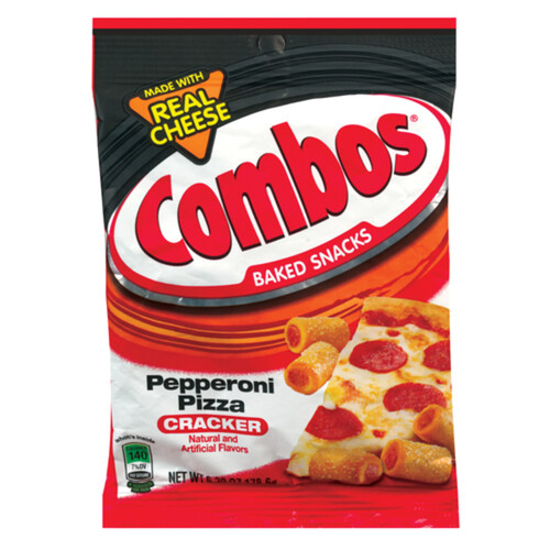 Combos Snacks Cracker Pepperoni Pizza 178 g - Voilà Online Groceries &  Offers