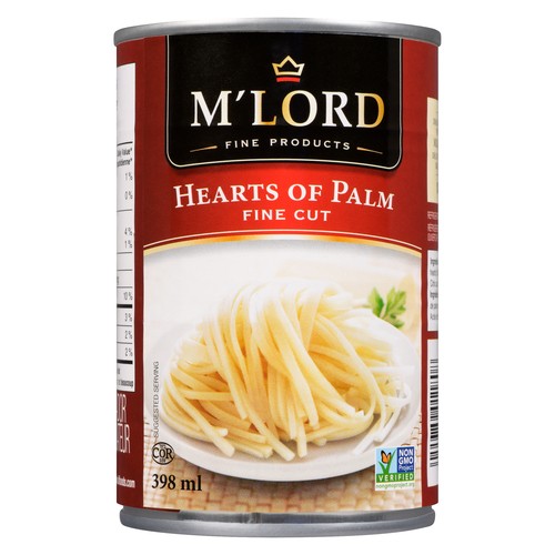 M'Lord Fine Cut Hearts Of Palm 398 ml