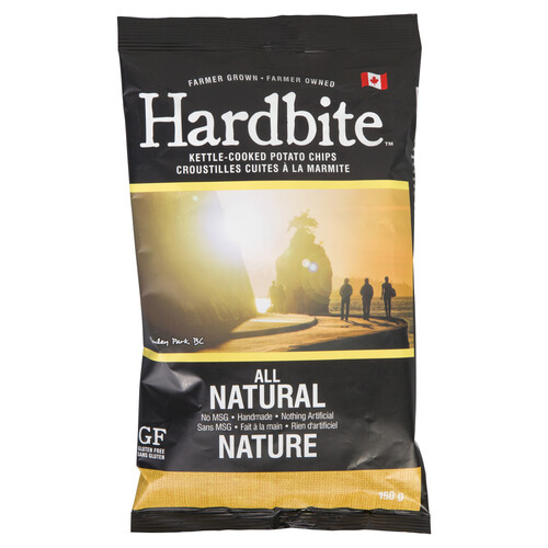 Hardbite Gluten-Free Potato Chips All Natural 150 g