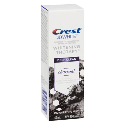 Crest 3D White Toothpaste Whitening Therapy Charcoal 63 ml