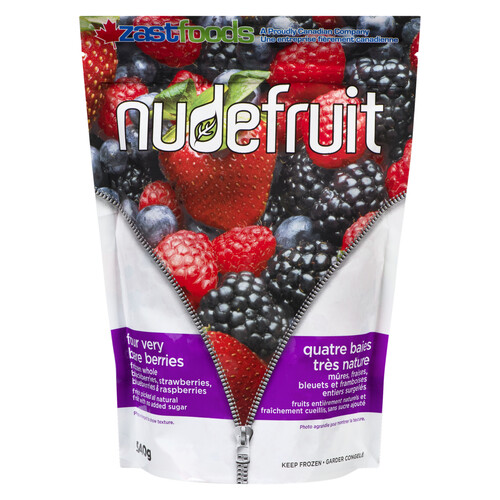 Nudefruit Frozen Fruit Four Very Bare Berries 540 g