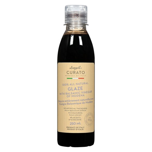 Longo's Curato Balsamic Glaze 100% All Natural 250 ml