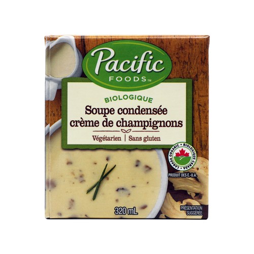 Pacific Foods Organic Gluten-Free Condensed Soup Cream Of Mushroom 320 mL