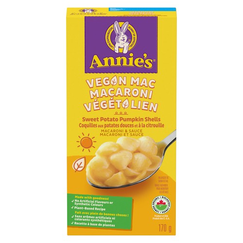 Annie's Vegan Macaroni Sweet Potato Pumpkin Shells 170 g
