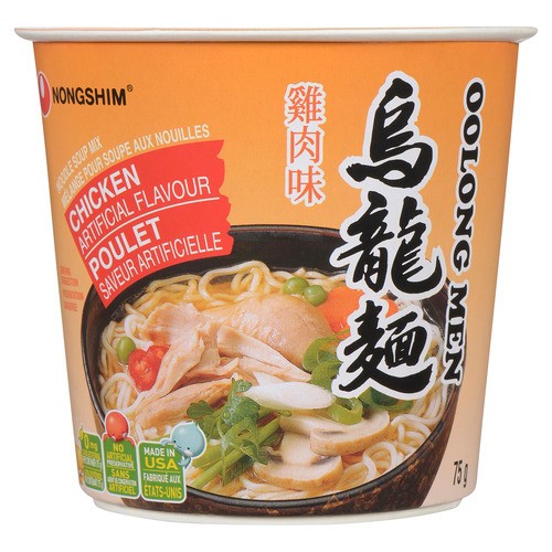 Nongshim Oolong Men Cup Noodle Soup Chicken 75 g