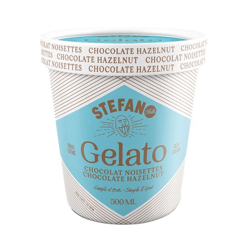 Stefano Faita Gelato Italian Style Chocolate Hazelnut 500 ml