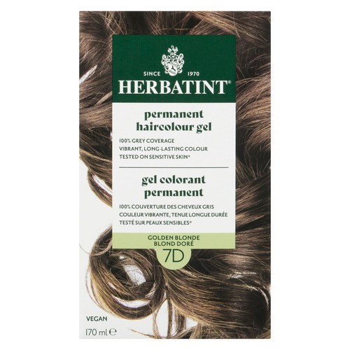 Herbatint Permanent Haircolour Gel 7D Golden Blonde 170 ml