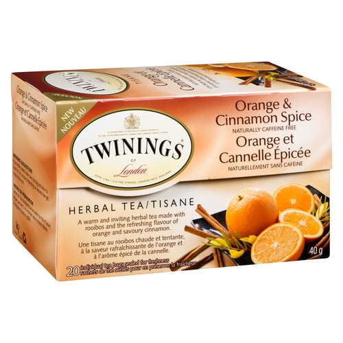 Twinings Herbal Tea Orange & Cinnamon Spice 20 EA
