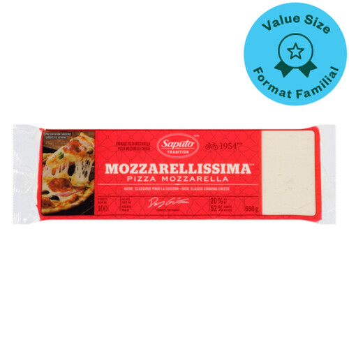 Saputo Mozzarellissima Cheese Mozzarella 690 g